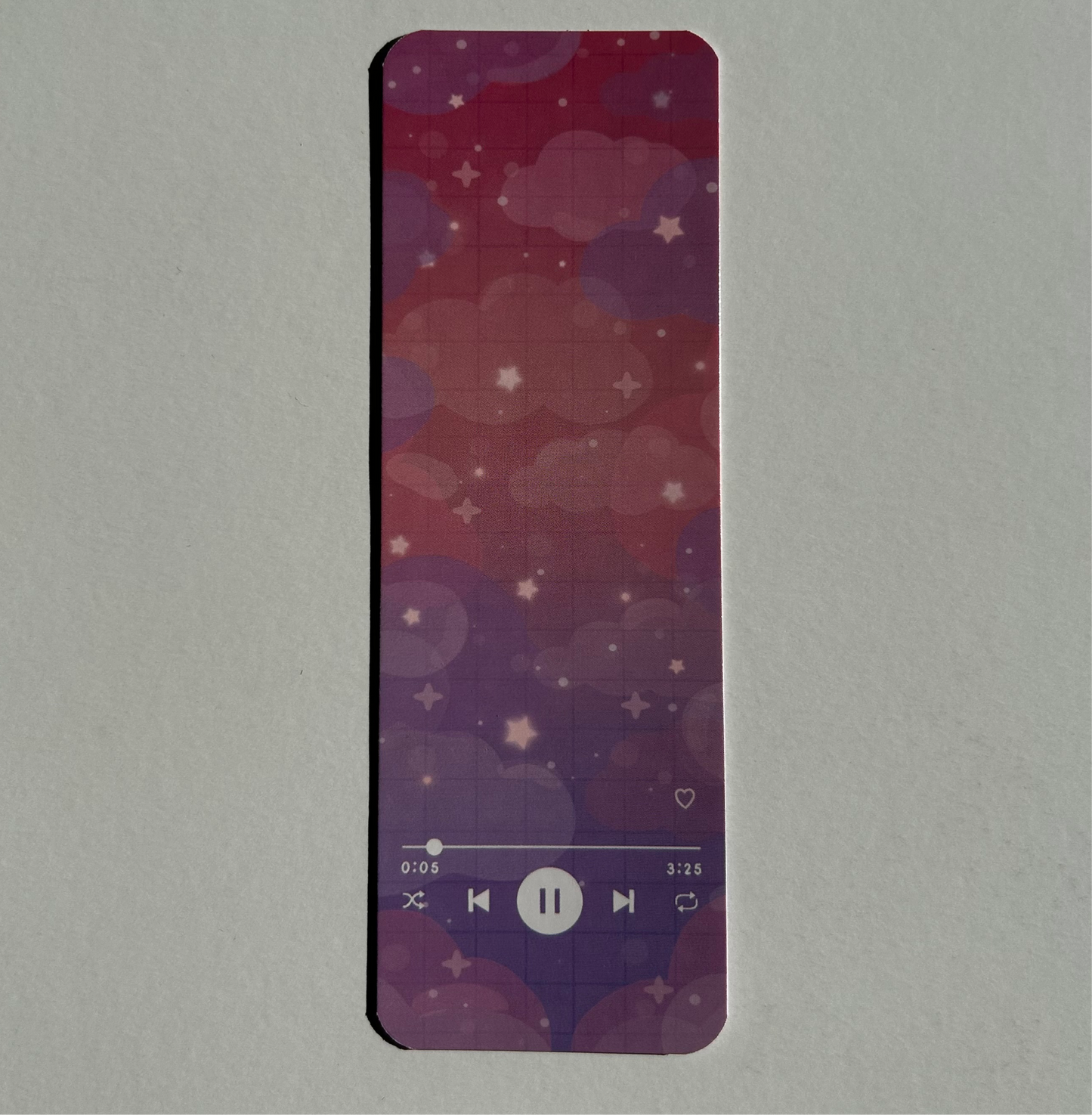 Sunset Music Player Bookmark