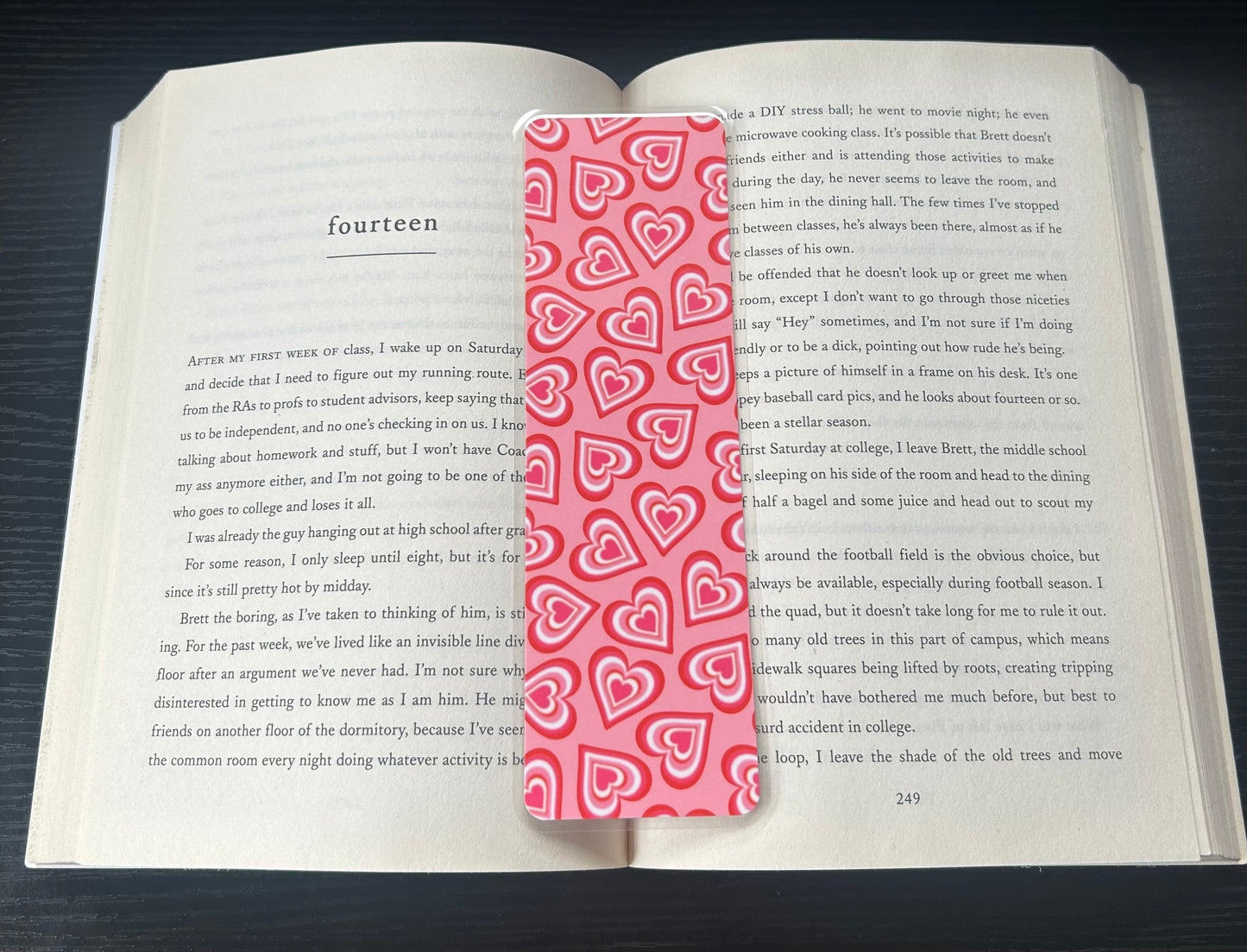 Pink Pulse Bookmark