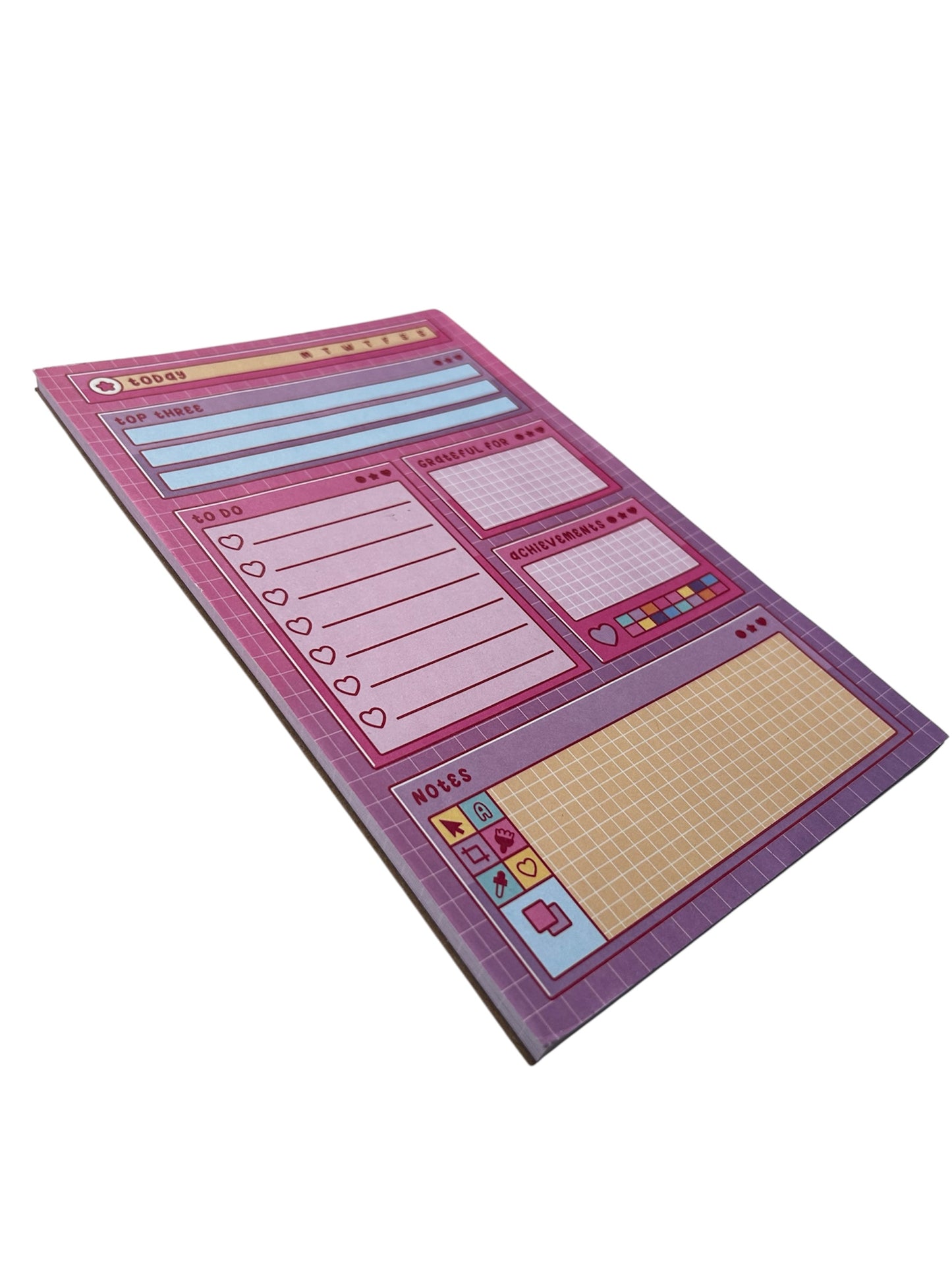 Artsy Daily Planner Pad