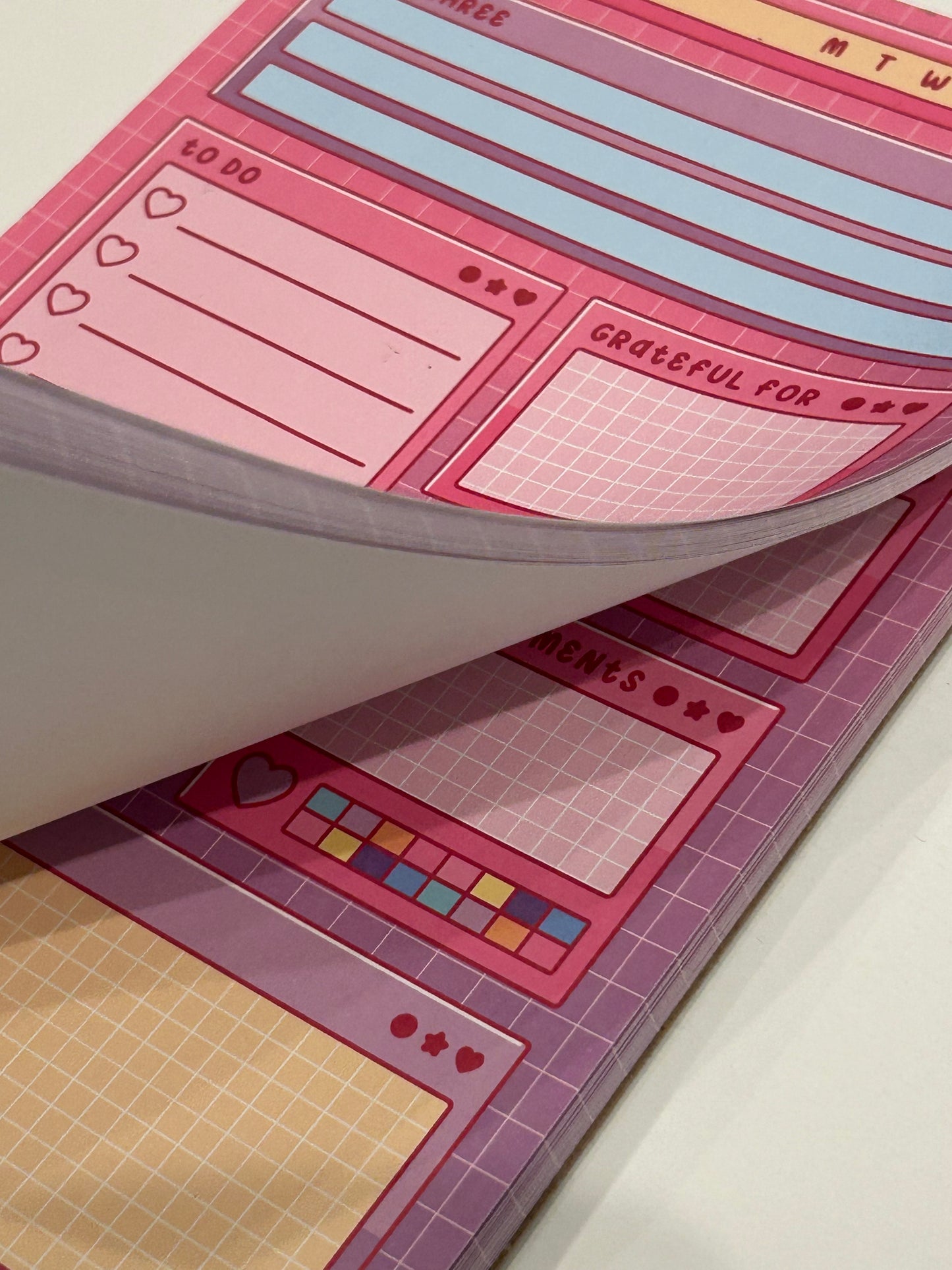 Artsy Daily Planner Pad