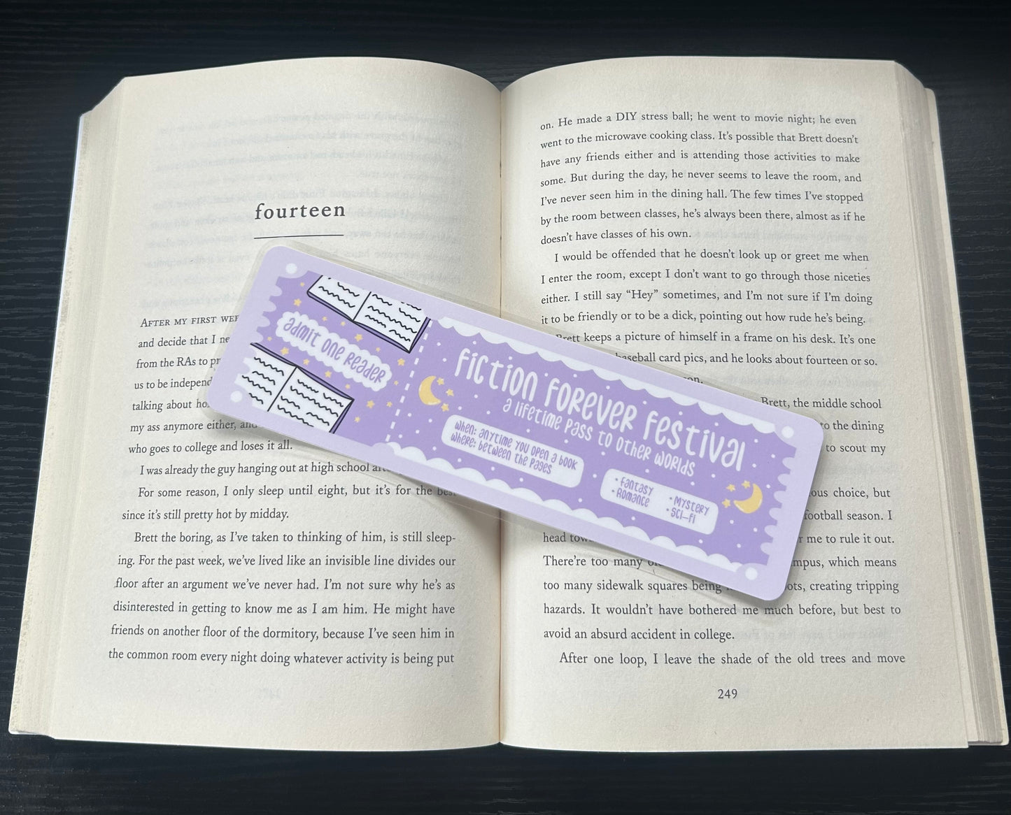 Fiction Forever Bookmark