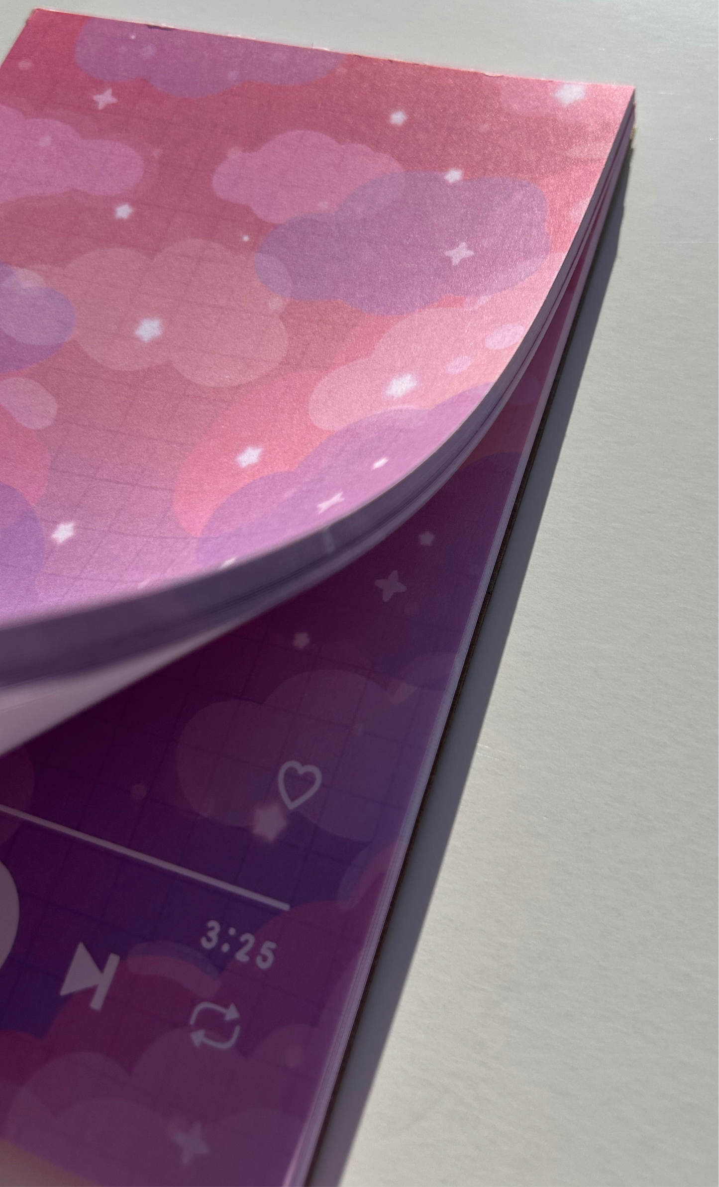 Sunset Music Player Notepad