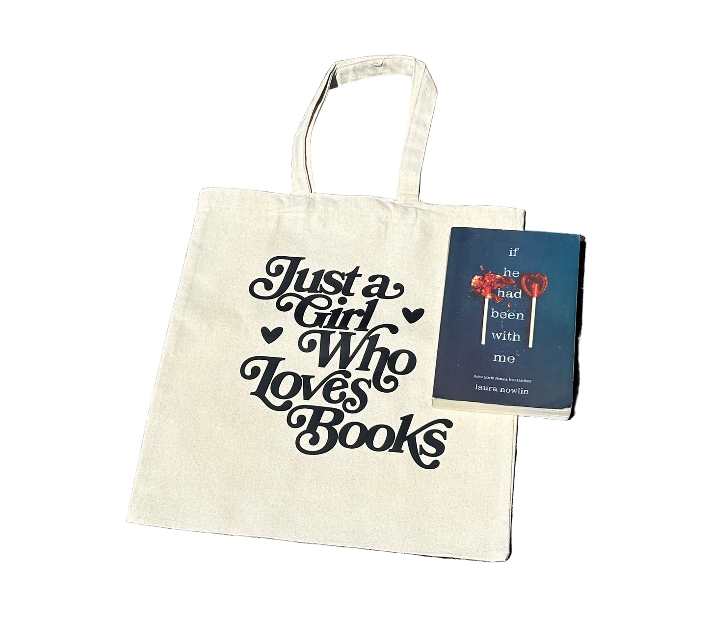 Just A Girl Who Loves Books Tote Bag