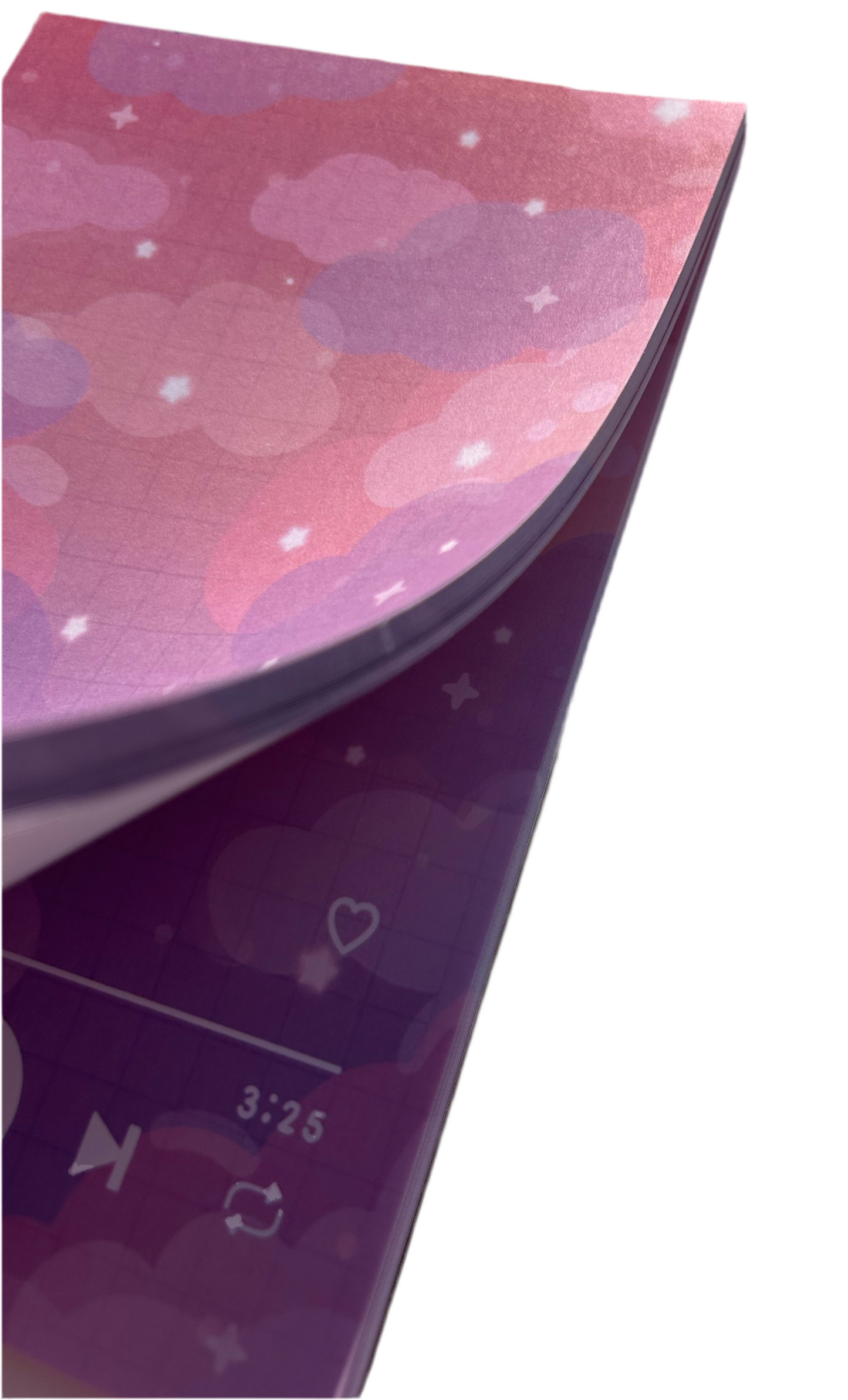 Sunset Music Player Notepad