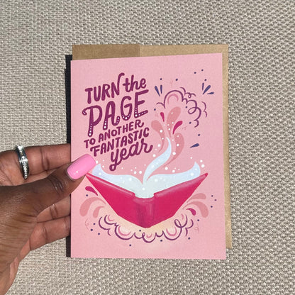 Another Fantastic Year Bookish Birthday Card