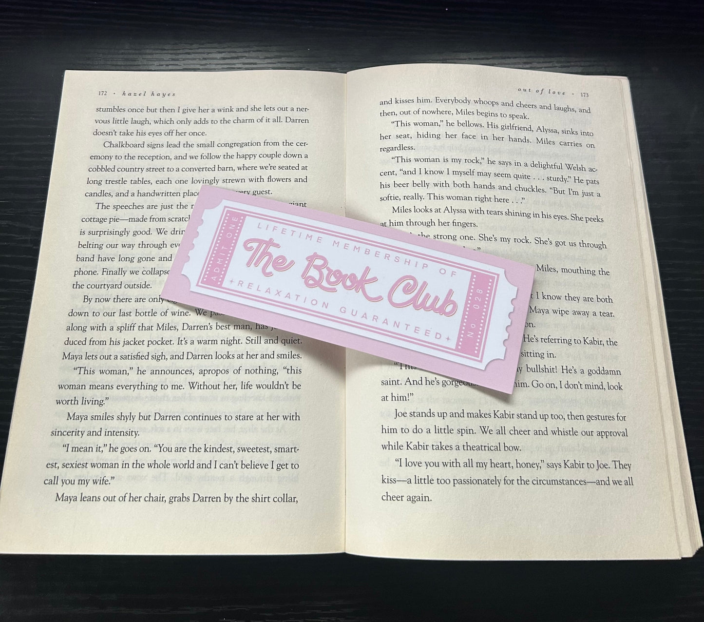 Movie Ticket Bookmark