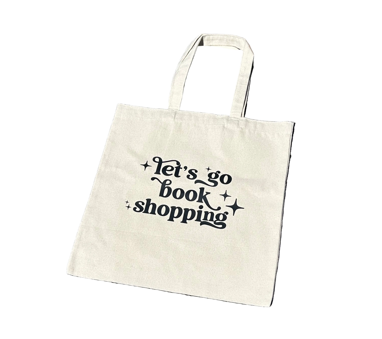 Let's Go Book Shopping Tote Bag