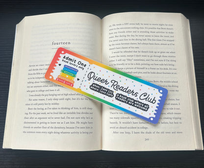 Queer Readers Club Bookmark