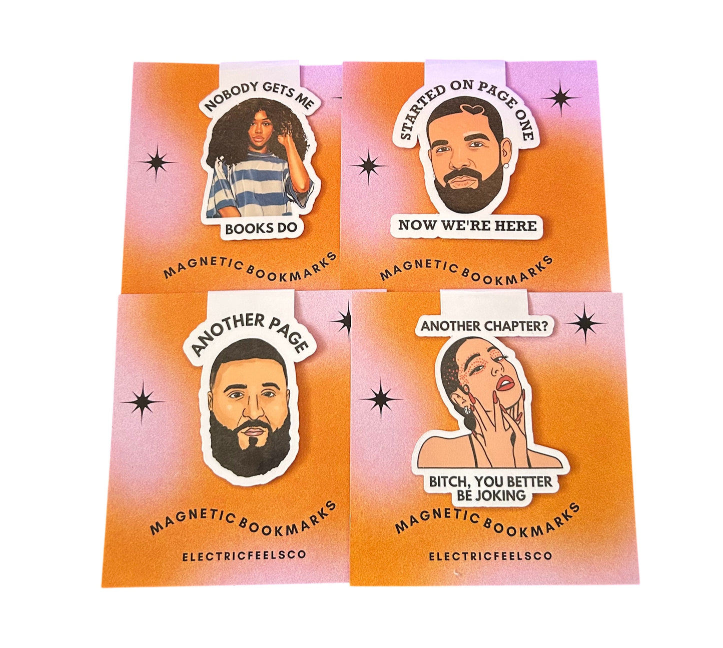 Celebrity Magnetic Bookmarks