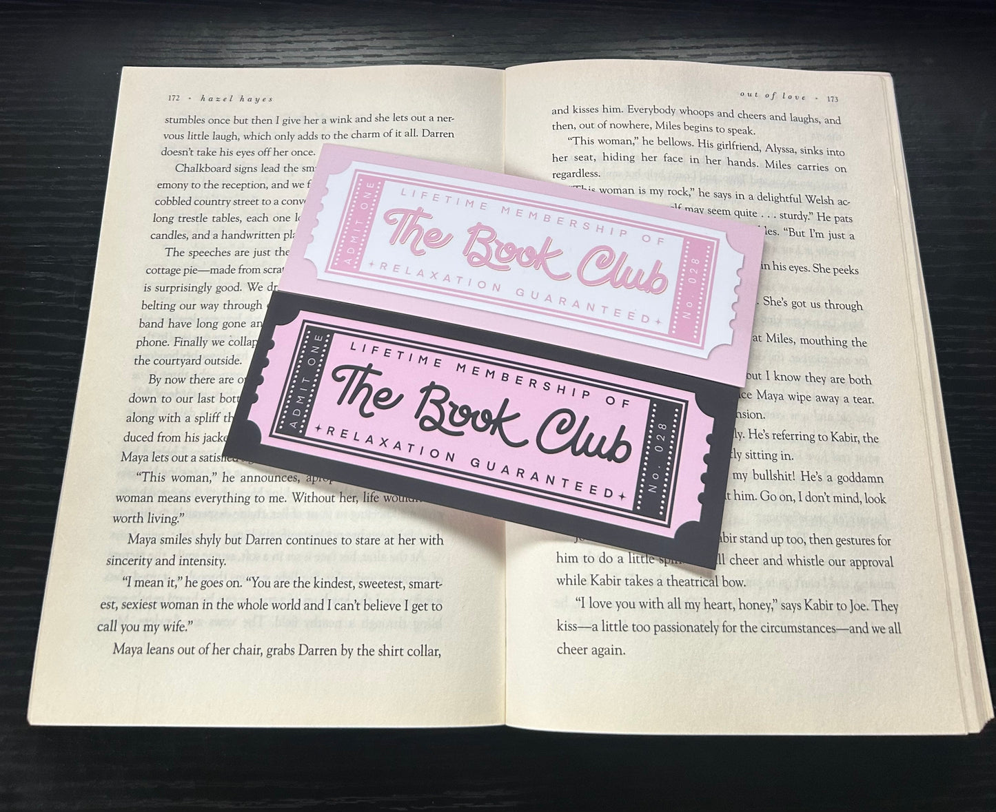 Movie Ticket Bookmark