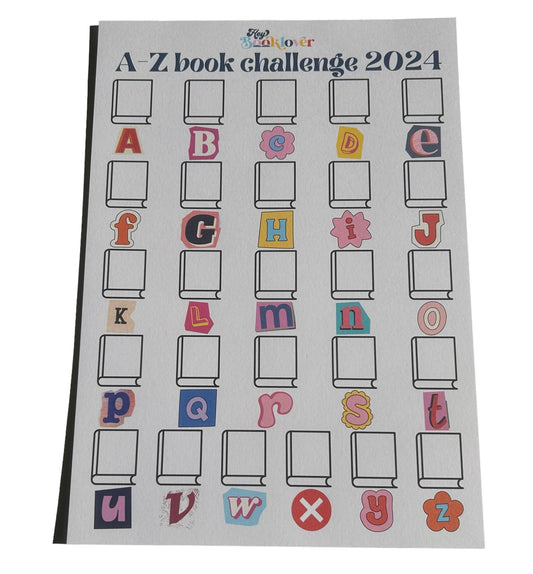 2024 A-Z Book Challenge Print