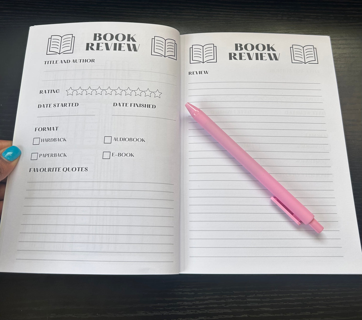 “All The Books” Reading Journal