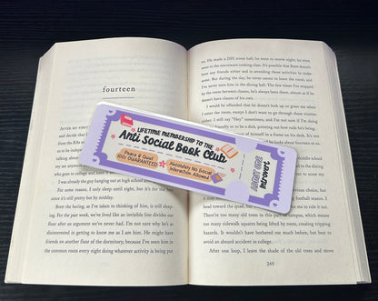 Anti Social Bookmark