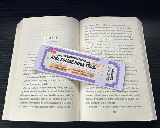 Anti Social Bookmark