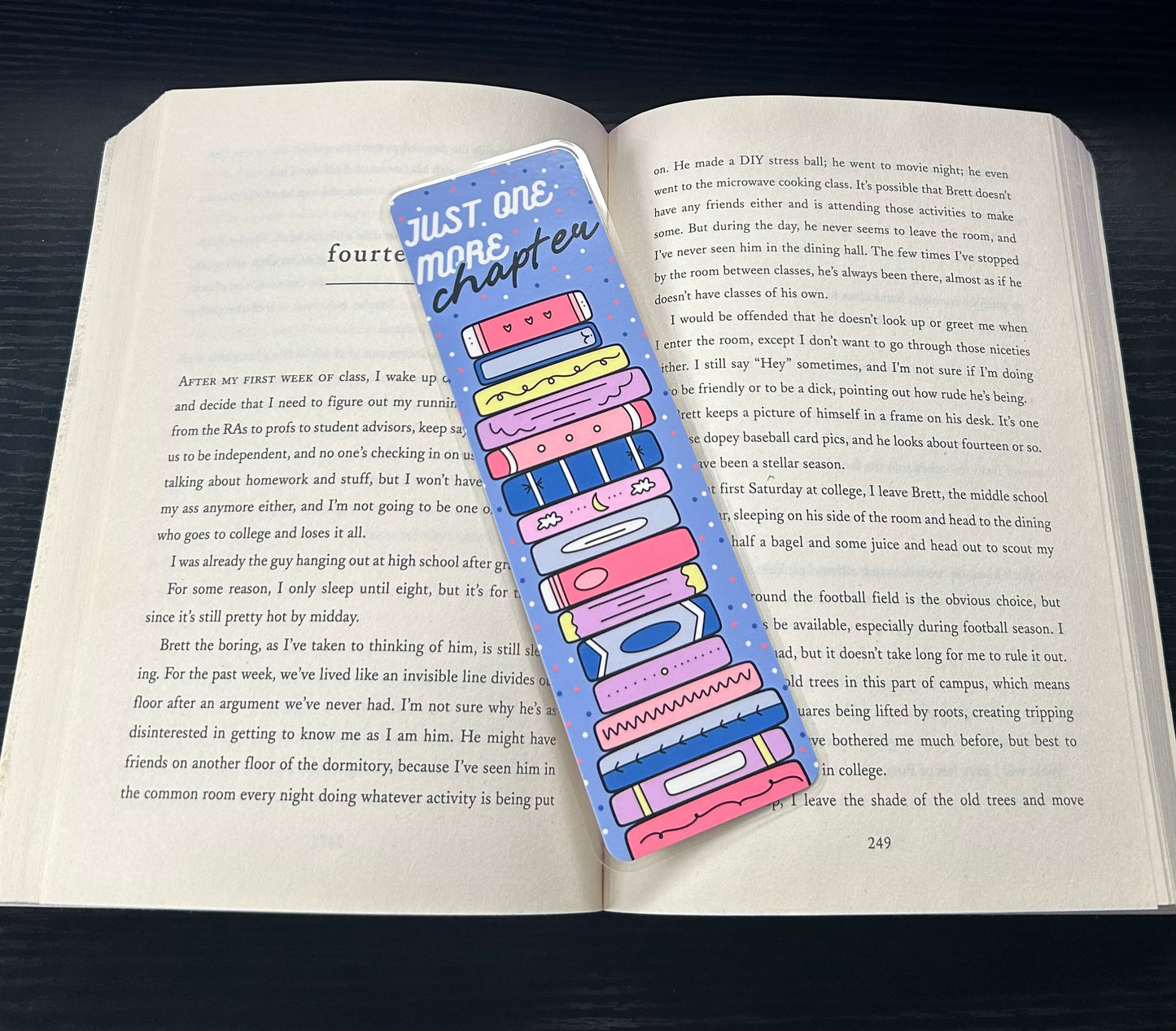 Just One More Chapter Bookmark