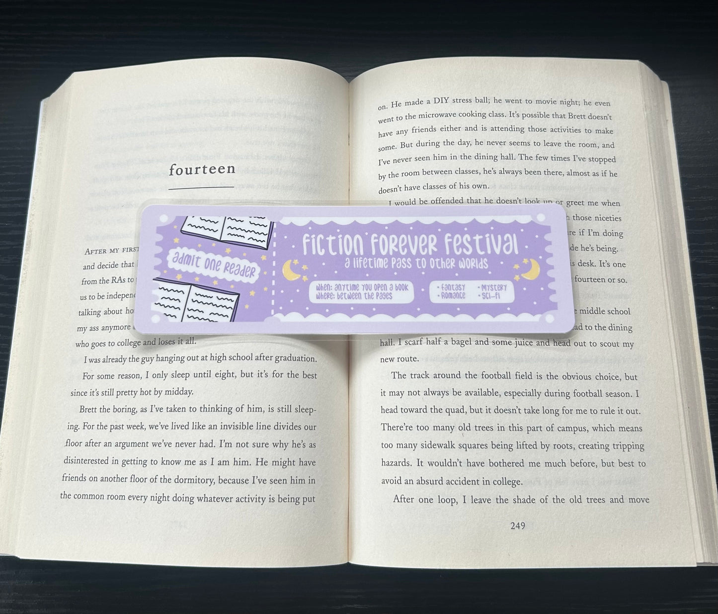 Fiction Forever Bookmark